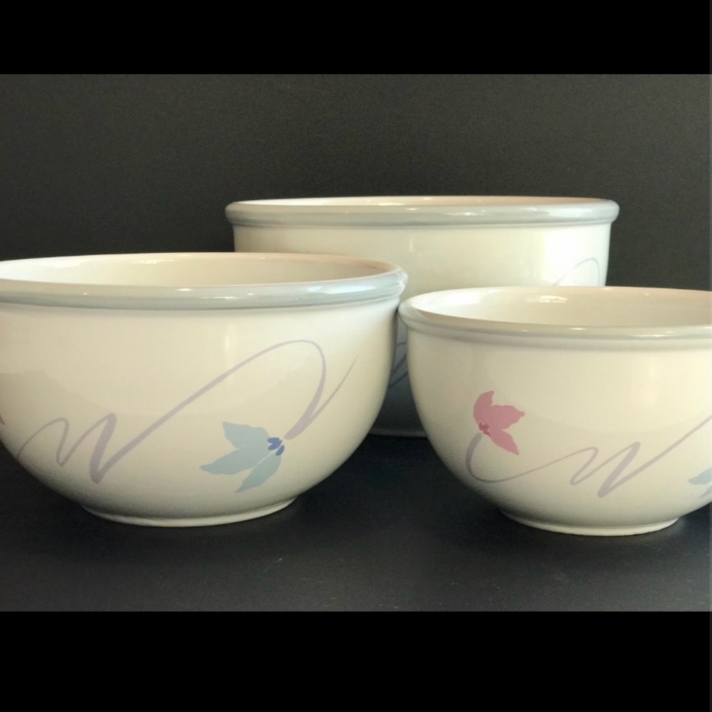 Studio Nova Noritake Double Up HM011 3 Pc Nesting Bowl Set DISCONTINUED